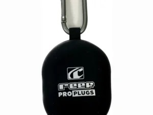 Reef Pro Plugs ear protection case with carabiner clip for surfers